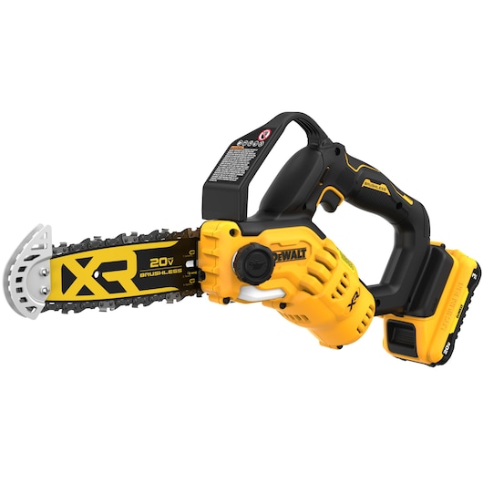 DEWALT 20V MAX* 8 in Brushless Cordless Pruning Chainsaw Kit With 3 Ah Battery