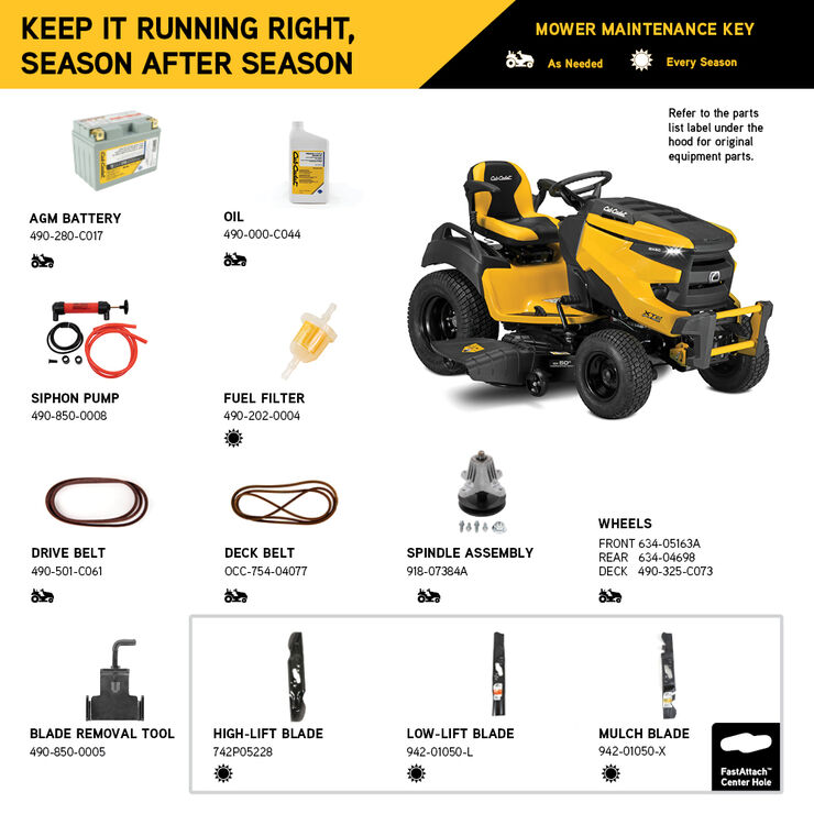 Cub Cadet XT2 GX50 (14A7A3TLA10) Cub Cadet XT2 GX50 (14A7A3TLA10)