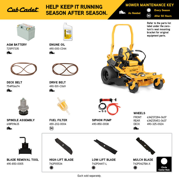 Cub Cadet ZTX4 48 (47TSAAA6A10) Cub Cadet ZTX4 48 (47TSAAA6A10)
