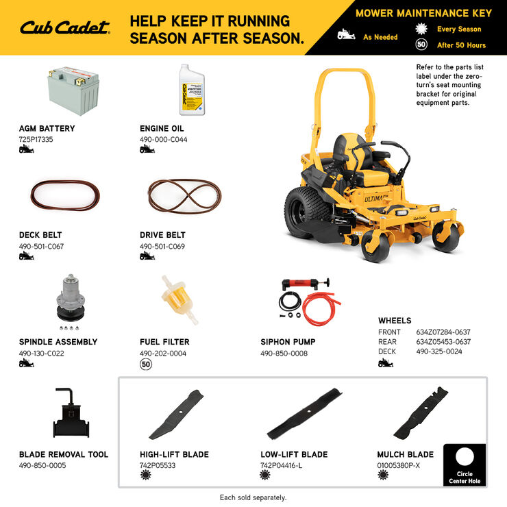 Cub Cadet ZTX4 54 (47TSAAA7A10) Cub Cadet ZTX4 54 (47TSAAA7A10)