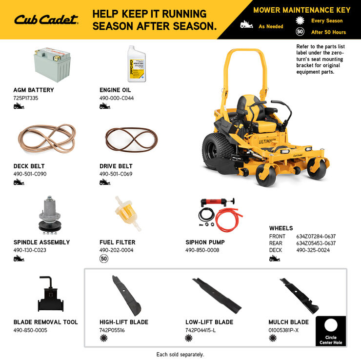 Cub Cadet ZTX4 60 (47TSAAA8A10) Cub Cadet ZTX4 60 (47TSAAA8A10)