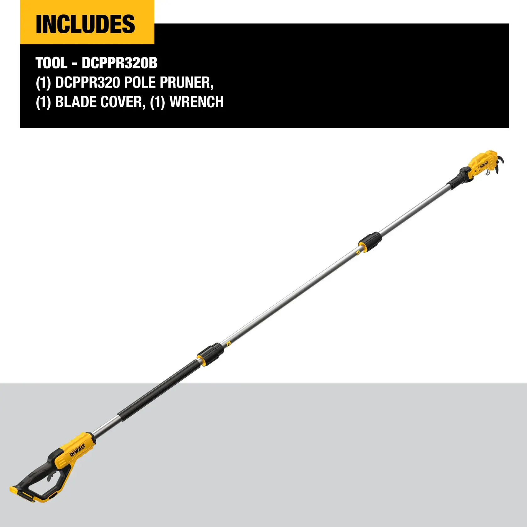 DEWALT® 20V MAX* 1-1/2-in. Cordless pole pruner (tool only)