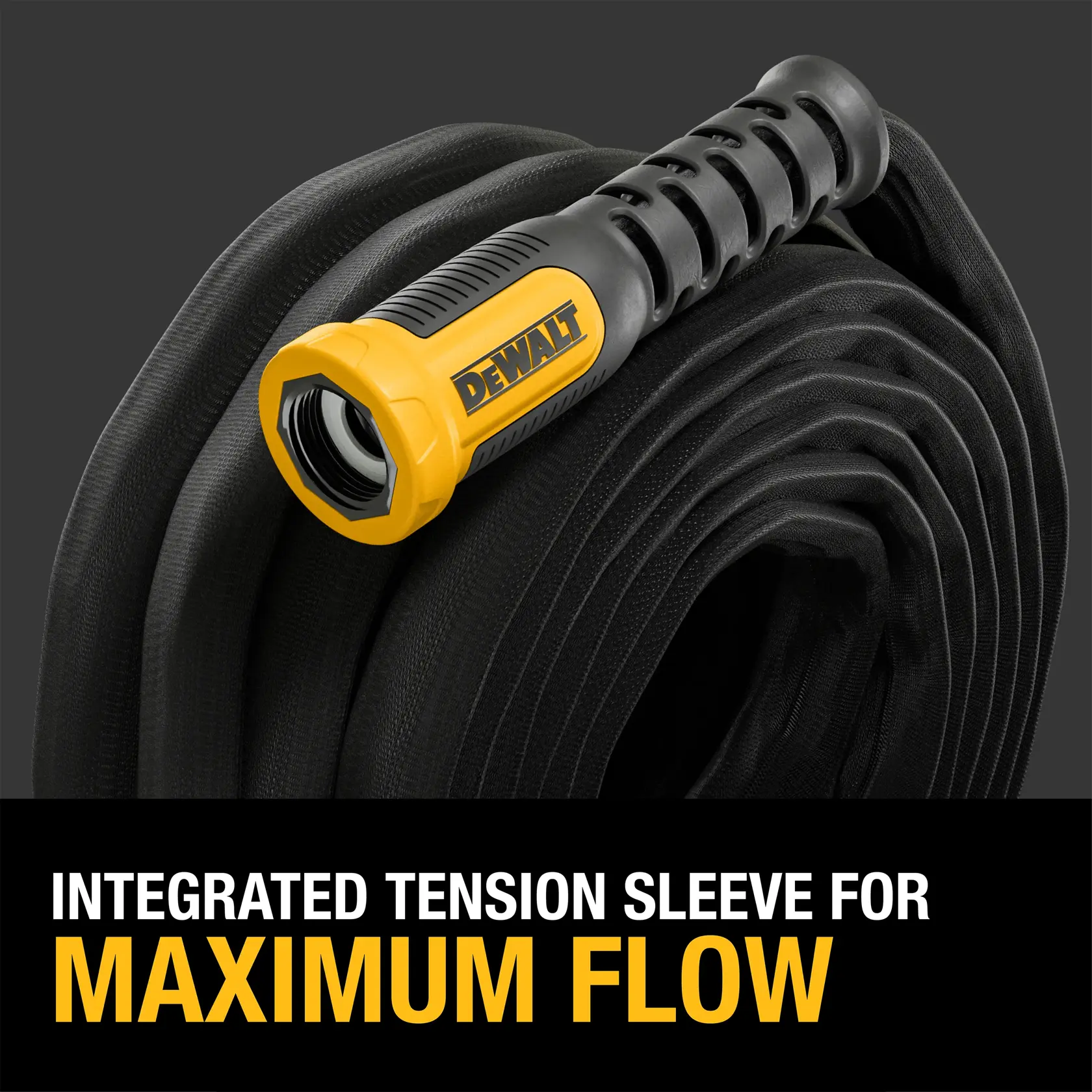 DEWALT® 100 ft. x 5/8-in. Heavy-Duty Professional Grade Fabric Garden Hose