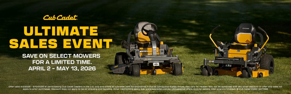 Cub Cadet Ultimate Savings Event